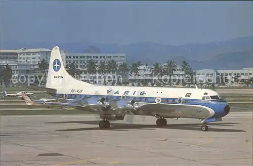 Flugzeuge Zivil Varig Lockheed L 188A Electra PP VJV  Kat. Airplanes Avions