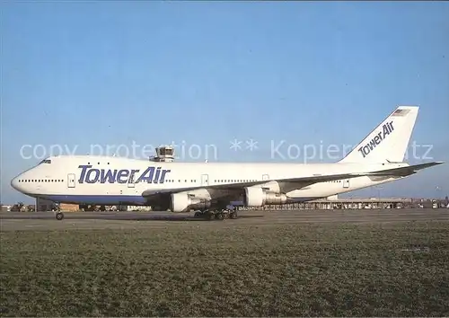 Flugzeuge Zivil Tower Air Boeing 747 130 Kat. Airplanes Avions