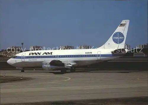 Flugzeuge Zivil Pan Am Boeing 737 275 Advanced N381PA  Kat. Airplanes Avions