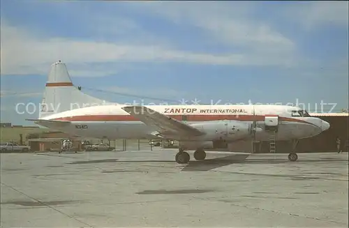 Flugzeuge Zivil Zantop Convair CV640 N3410 Kat. Airplanes Avions