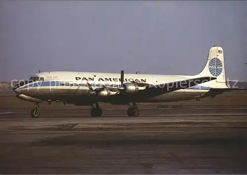 Flugzeuge Zivil Pan American DC 6B N6524C  Kat. Airplanes Avions