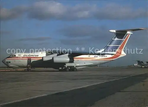 Flugzeuge Zivil Cubana Ilyushin IL 76 Kat. Airplanes Avions