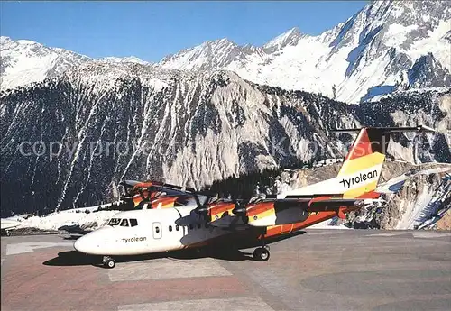Flugzeuge Zivil TAT Tyrolean De Havilland Dash 7 OE LLS  Kat. Airplanes Avions