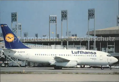 Lufthansa Boeing 737 200 D ABFW  Kat. Flug