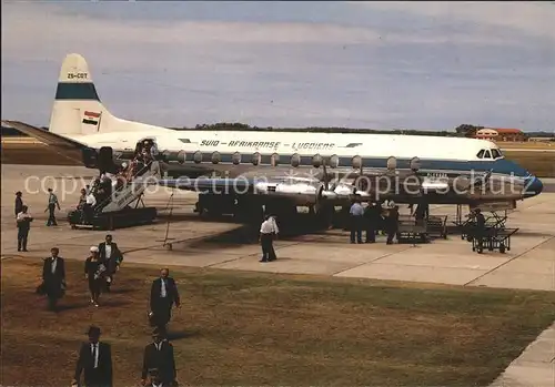 Flugzeuge Zivil South African Airways Vickers Viscount ZS CDT Kat. Airplanes Avions