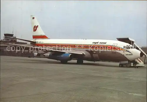 Flugzeuge Zivil Royal Swazi Boeing 737 244 3D ADA cn sn 19708 87 Kat. Airplanes Avions