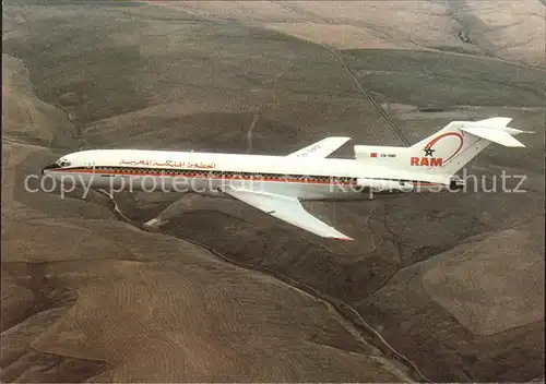 Flugzeuge Zivil RAM Royal Air Maroc B 727 Kat. Airplanes Avions