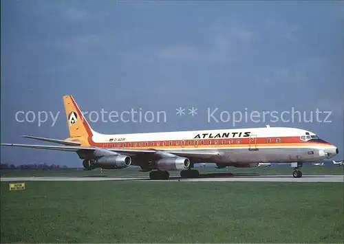 Flugzeuge Zivil Atlantis Douglas DC 8 33 D ADIM  Kat. Airplanes Avions
