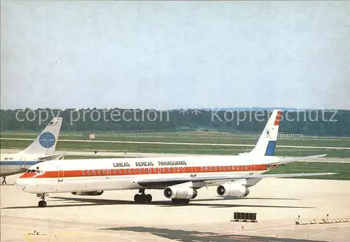 Flugzeuge Zivil Lineas Aereas Paraguayas DC 8 63 ZP CCH Kat. Airplanes Avions