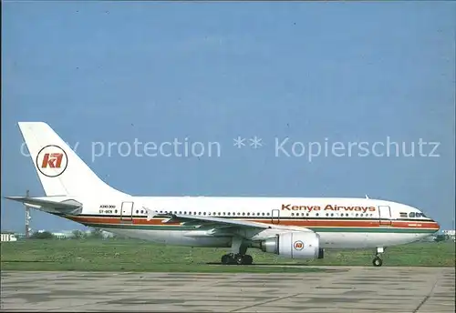Flugzeuge Zivil Kenya Airways Airbus A310 300 5Y BEN  Kat. Airplanes Avions