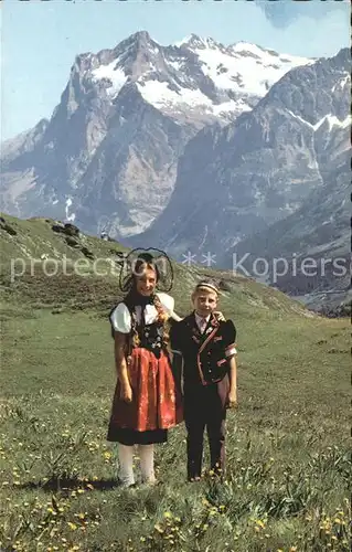 Trachten Schweiz Bern Senennbub Wetterhorn  Kat. Trachten