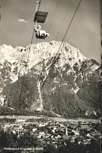 Sessellift Mittenwald Kranzberg  Kat. Bahnen