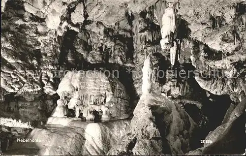 Hoehlen Caves Grottes Nebelhoehle  Kat. Berge