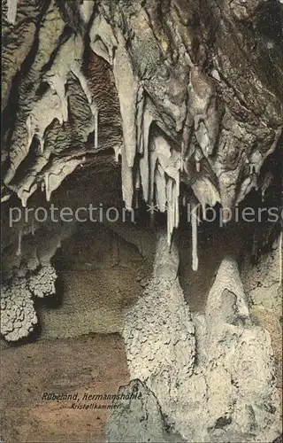 Hoehlen Caves Grottes Ruebeland Hermannshoehle Kristallkammer  Kat. Berge