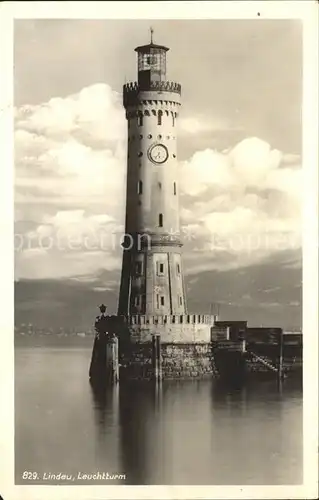Leuchtturm Lighthouse Lindau Bodensee  Kat. Gebaeude