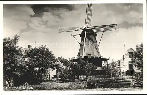 Windmuehle Holland  Kat. Gebaeude und Architektur