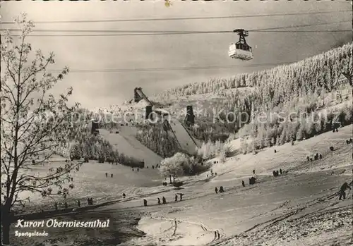 Seilbahn Oberwiesenthal Sportgelaende Kat. Bahnen