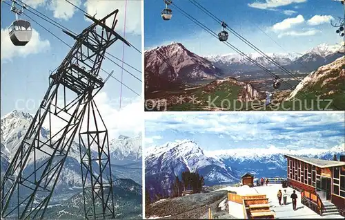 Seilbahn Banff Sulphur Mountain Gondola Lift Canadian Rockies  Kat. Bahnen