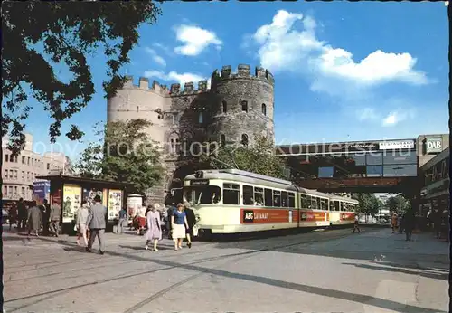 Strassenbahn Koeln Hahnentor  Kat. Strassenbahn