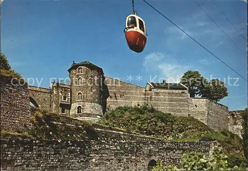 Seilbahn Namur Citadelle Chateau des Comtes Donjon Kat. Bahnen