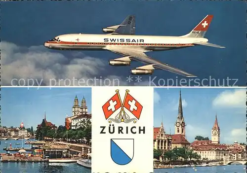 Swissair Zuerich  Kat. Flug