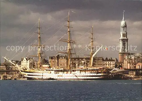 Segelschiffe Amerigo Vespucci Hamburg Kat. Schiffe