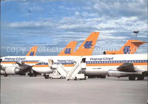 Flugzeuge Zivil Hapag Lloyd Boeing 737 Airbus A310 200  Kat. Airplanes Avions