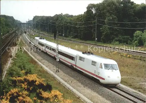 Eisenbahn ICE Deutsche Bahn Neubaustrecken Dreieck Graben Neudorf Kat. Eisenbahn