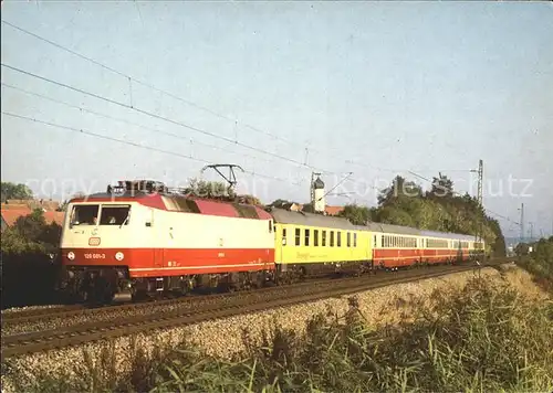 Eisenbahn Elektro Schnellzuglokomotive 120 001 5 Deutsche Bundesbahn Sonderzug Dsts IC 80250 Hochdorf  Kat. Eisenbahn
