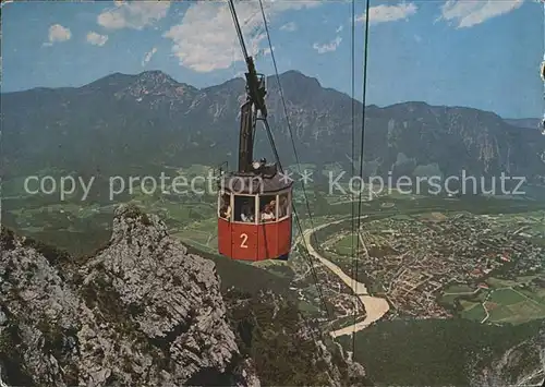 Seilbahn Predigtstuhl Bad Reichenhall Hochstaufen  Kat. Bahnen