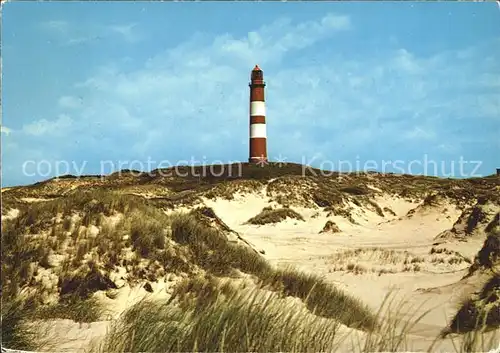 Leuchtturm Lighthouse Amrum Kat. Gebaeude