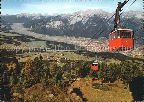 Seilbahn Patscherkofel Igls Innsbruck Mutters Natters Kat. Bahnen