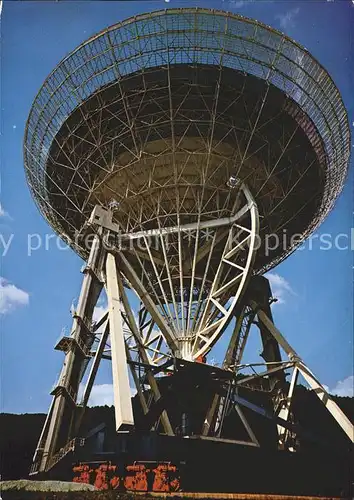 Astronomie Radioteleskop Effelsberg  Kat. Wissenschaft Science