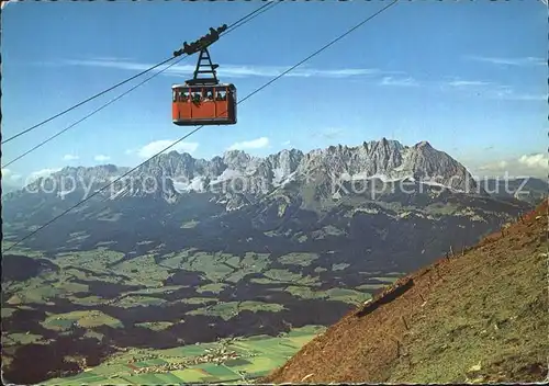 Seilbahn Kitzbueheler Horn Wilder Kaiser  Kat. Bahnen