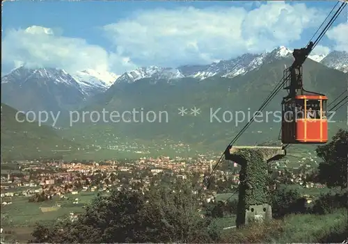 Seilbahn Haflinger Meran Merano Funivia Avelengo  Kat. Bahnen