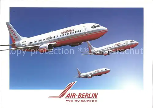 Flugzeuge Zivil Air Berlin Boeing 737 400  Kat. Airplanes Avions