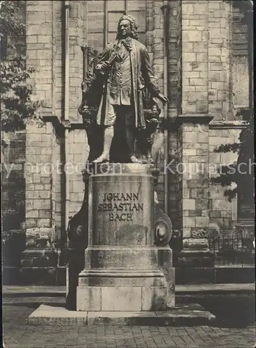 Bach Johann Sebastian Denkmal Thomaskirche Leipzig Kat. Komponist