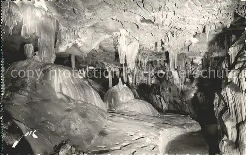 Hoehlen Caves Grottes Betharram Entree de la salle des lustres Kat. Berge