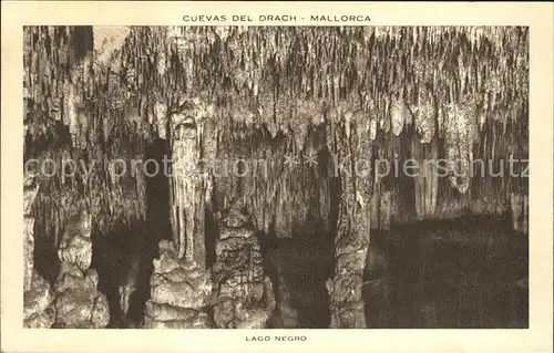 Hoehlen Caves Grottes Cuevas del Drach Mallorca Lago Negro Kat. Berge