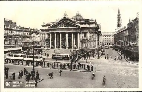 Strassenbahn Bruxelles Bourse  Kat. Strassenbahn