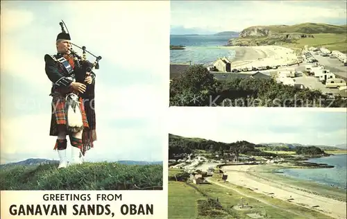 Dudelsack Ganavan Sands Oban Ganavan Bay  Kat. Musik