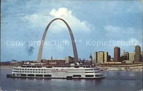 Faehre S.S. Admiral Saint Louis Eero Saarinen Gateway Arch  Kat. Schiffe