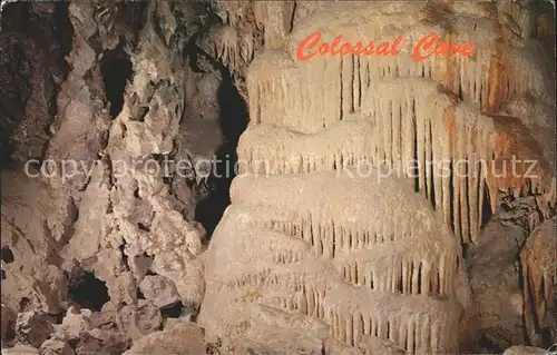 Hoehlen Caves Grottes Colossal Cave Frozen Waterfall  Kat. Berge
