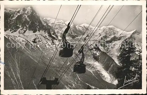 Seilbahn Chamonix Teleferique du Brevent Aiguille du Midi Kat. Bahnen