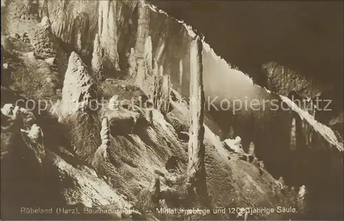 Hoehlen Caves Grottes Ruebeland Harz Baumannshoehle  Kat. Berge
