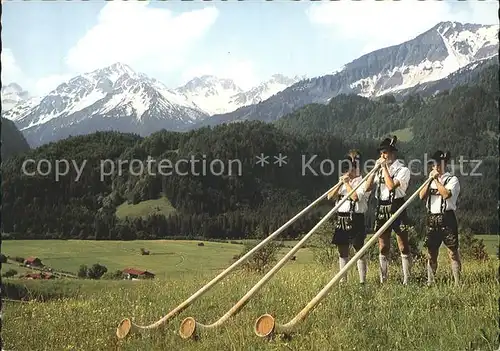 Alphorn Alphornblaeser  Kat. Musik