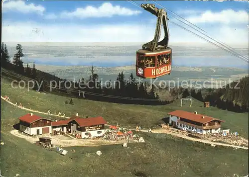 Seilbahn Hochfelln Bruendlingalm  Chiemsee  Kat. Bahnen