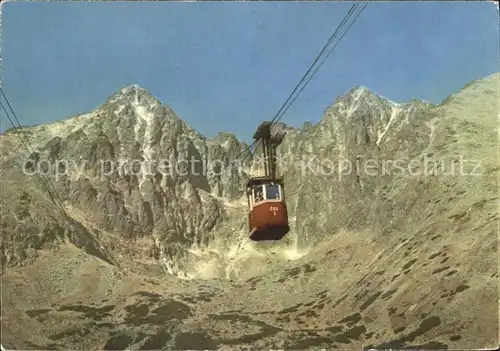 Seilbahn Tatransky Narodny Park Lanovka na Lomnicky stit  Kat. Bahnen