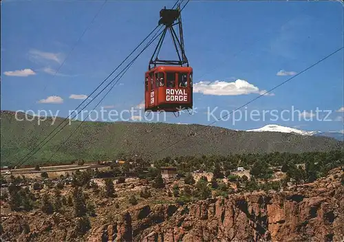 Seilbahn Royal Gorge Colorado  Kat. Bahnen