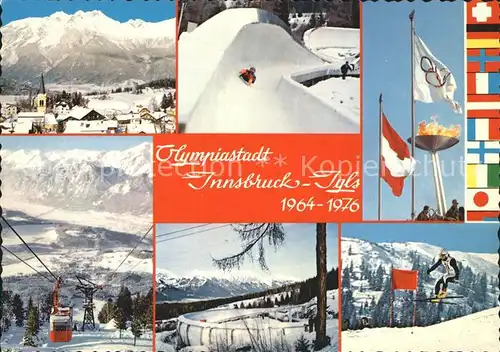 Olympia Winterspiele Innsbruck Bobbahn Skispringen Seilbahn Kat. Sport